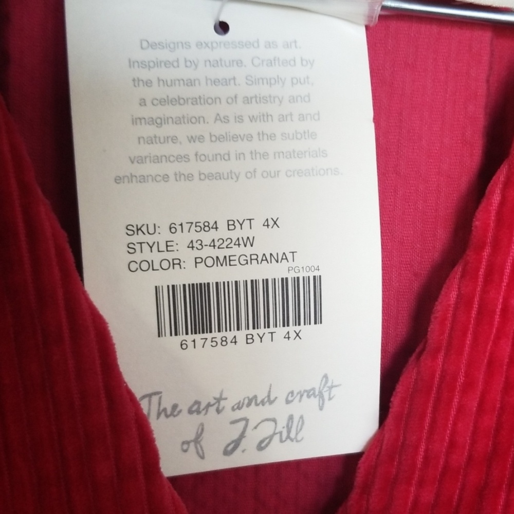 J.jill women's Corduroy blazer jacket size 4X - Picture 4 of 8